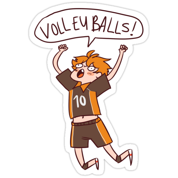  HAIKYUU  HINATA SHOUYOU VOLLEYBALLS Stickers by 