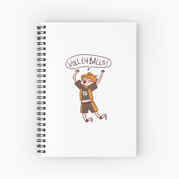 HAIKYUU HINATA SHOUYOU VOLLEYBALLS Spiral Notebook