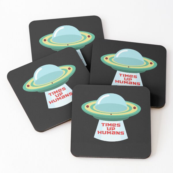 Item preview, UFO Aliens Times Up Humans designed and sold by rpgtrendz.