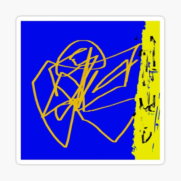 Vista previa del artículo con la obra «ocre yellow blue», diseñado y vendido por eliso silva.