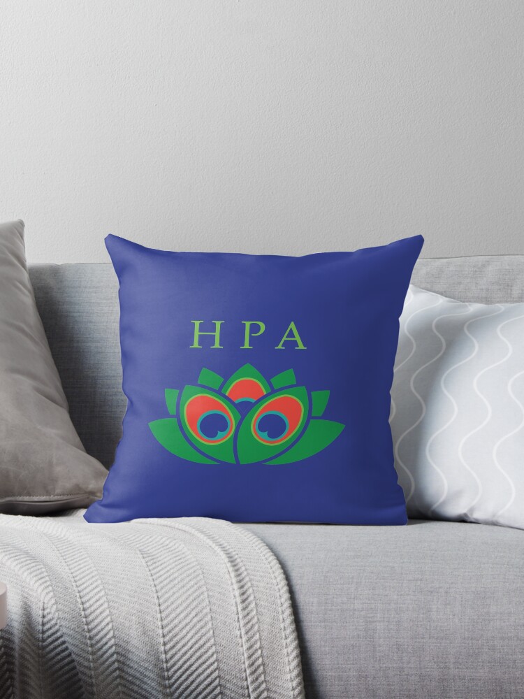 Hera Peacock Lotus Greek Goddess Design Throw Pillow By Owlisharts Redbubble