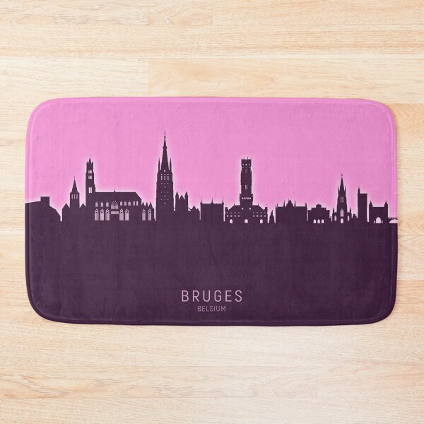 Item preview, Bruges Belgium Skyline designed and sold by ArtPrints.