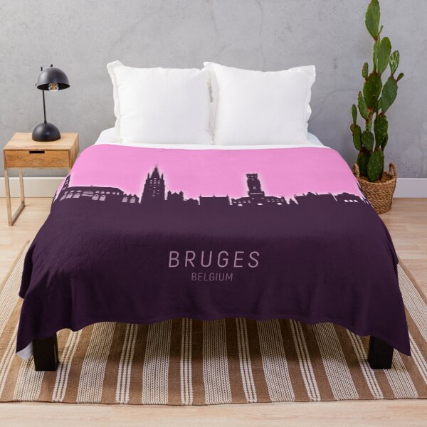 Item preview, Bruges Belgium Skyline designed and sold by ArtPrints.