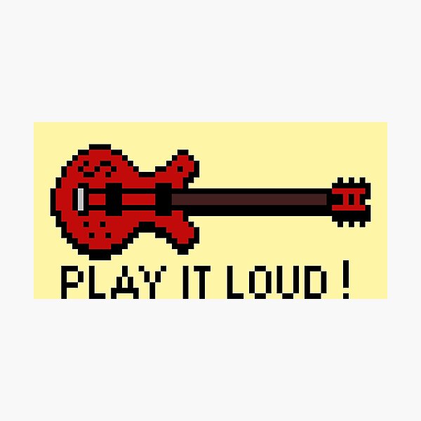Item preview, Guitar - Play It Loud designed and sold by Fabong.