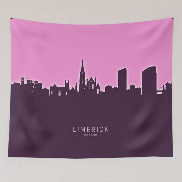 Item preview, Limerick Ireland Skyline designed and sold by ArtPrints.