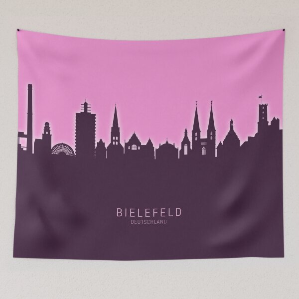 Item preview, Bielefeld Germany Skyline designed and sold by ArtPrints.