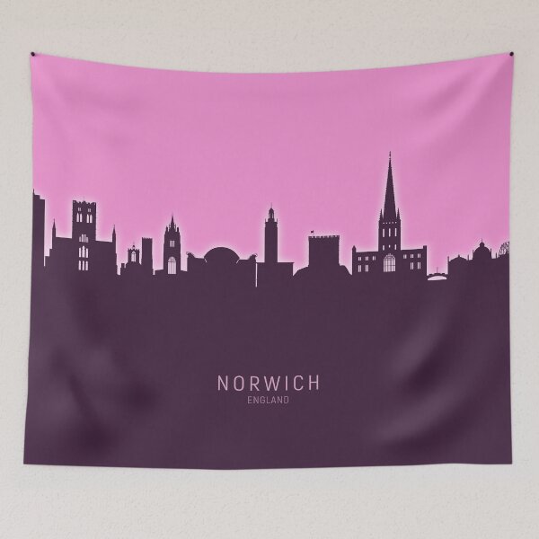 Item preview, Norwich England Skyline designed and sold by ArtPrints.