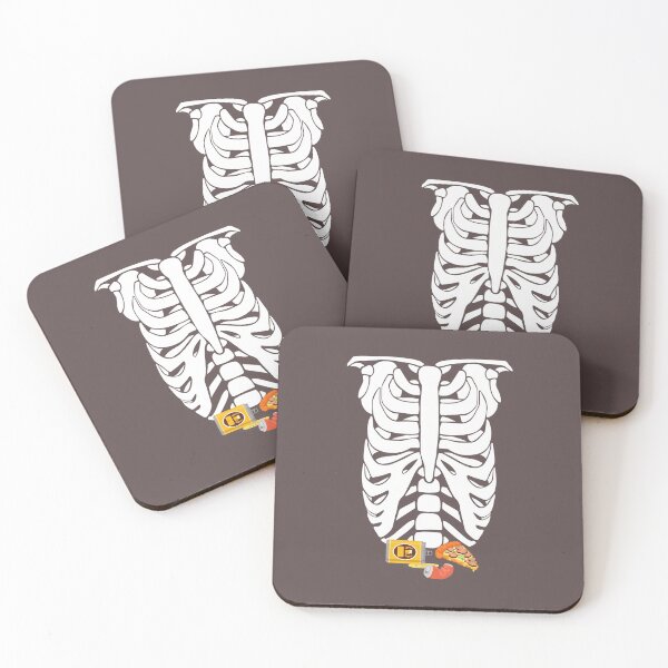 Item preview, Beer & Pizza Skeleton Ribcage Shirt,Beer & Pizza Skeleton Ribcage Halloween Costume T-shirt Tshirt Tee Shirt Gift Father Pregnancy Xray Junk Food Funny Couples College Joke Dad designed and sold by Ornuma.