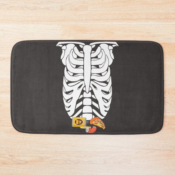 Item preview, Beer & Pizza Skeleton Ribcage Shirt,Beer & Pizza Skeleton Ribcage Halloween Costume T-shirt Tshirt Tee Shirt Gift Father Pregnancy Xray Junk Food Funny Couples College Joke Dad designed and sold by Ornuma.