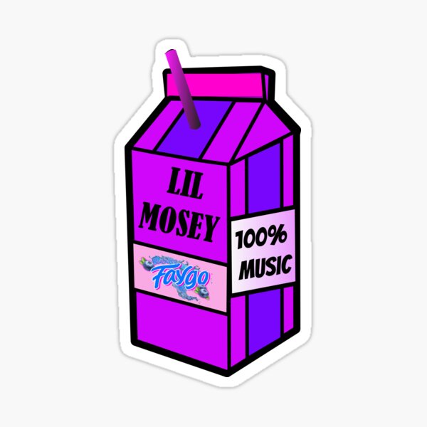 Lil Mosey Blueberry Fygo Sticker