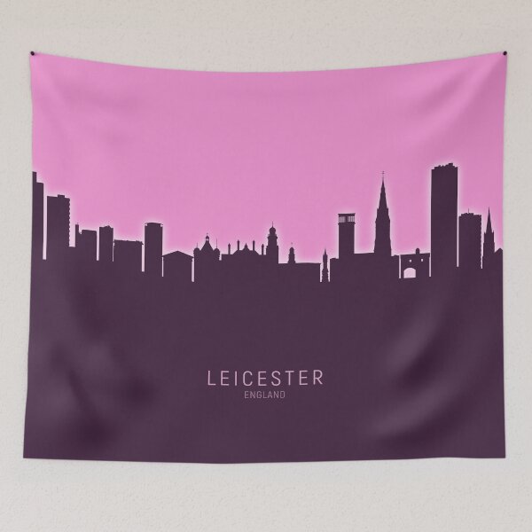 Item preview, Leicester England Skyline designed and sold by ArtPrints.