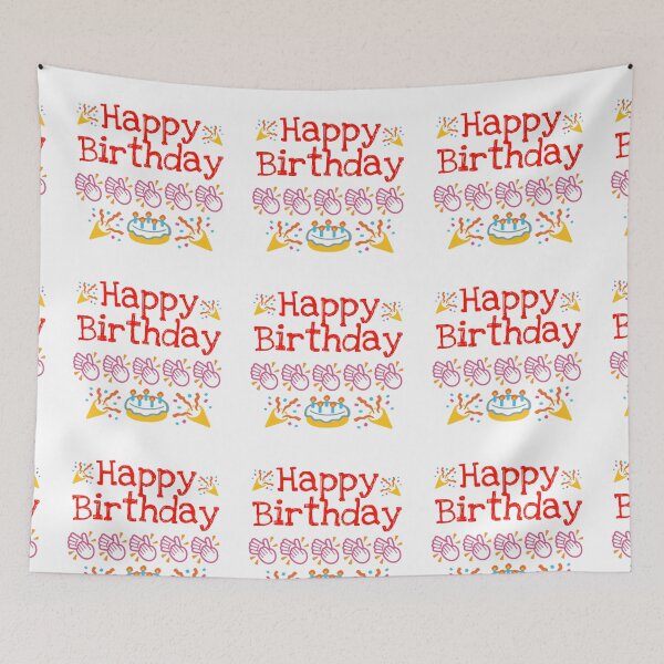 Item preview, Happy Birthday cake art designed and sold by 59SHOP24.
