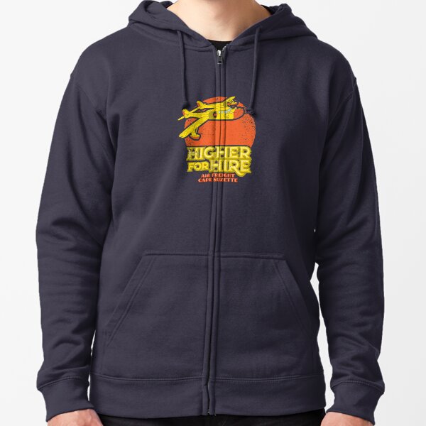 Higher for Hire Zipped Hoodie