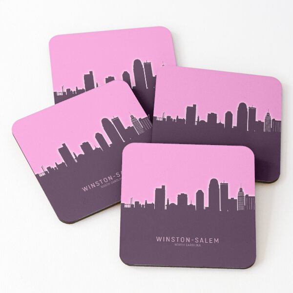 Item preview, Winston-Salem North Carolina Skyline designed and sold by ArtPrints.
