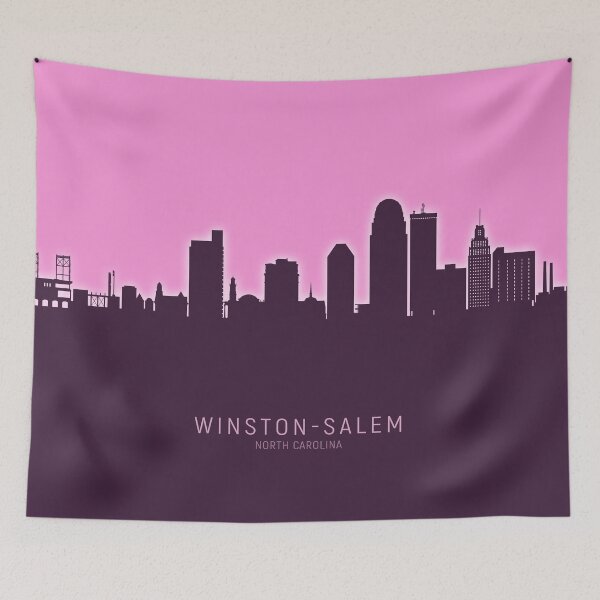 Item preview, Winston-Salem North Carolina Skyline designed and sold by ArtPrints.