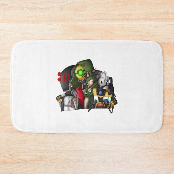 Item preview, Borderlands Zer0, Fl4k and Claptrap designed and sold by CaptainShivers.