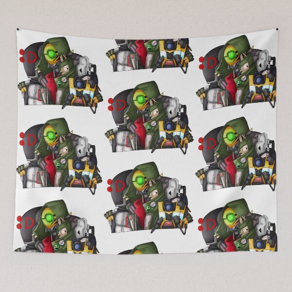 Item preview, Borderlands Zer0, Fl4k and Claptrap designed and sold by CaptainShivers.