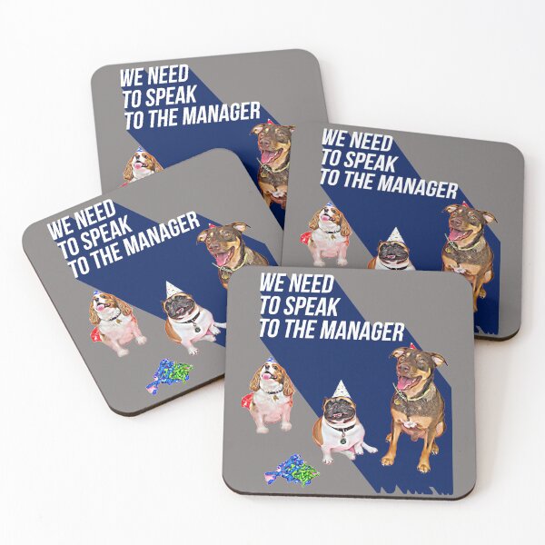 Item preview, We need to speak to the Manager (3 dogs) designed and sold by HamiltonmagicTs.
