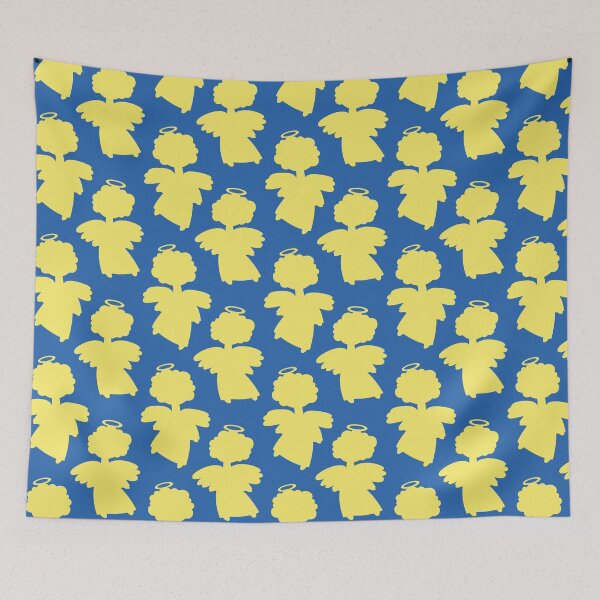 Item preview, A seamless Christmas pattern with angels  designed and sold by Olena Ambrosova.
