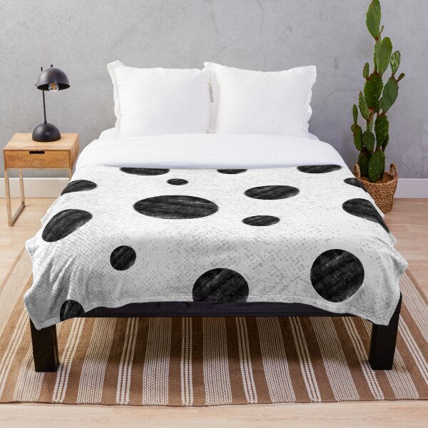 Item preview, Textured Black Dot In White Random designed and sold by somebasic.