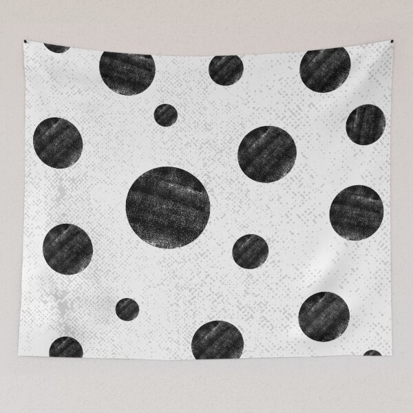 Item preview, Textured Black Dot In White Random designed and sold by somebasic.