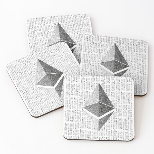 Item preview, Crypto Ethereum Binary Code ETH Crypto HODL designed and sold by DerNerd.