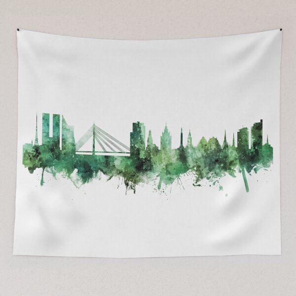 Item preview, Riga Latvia Skyline designed and sold by ArtPrints.