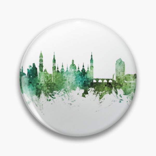 Item preview, Zaragoza Spain Skyline designed and sold by ArtPrints.