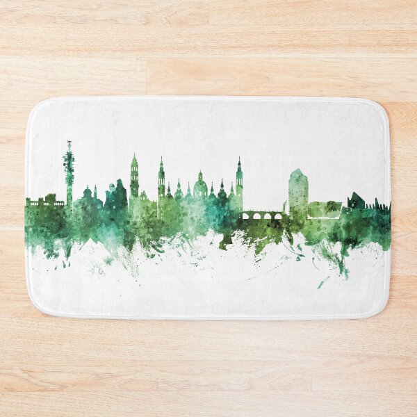 Item preview, Zaragoza Spain Skyline designed and sold by ArtPrints.