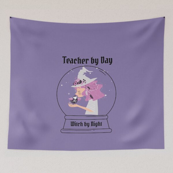 Item preview, Teacher by Day Witch by Night designed and sold by BlascoShop.