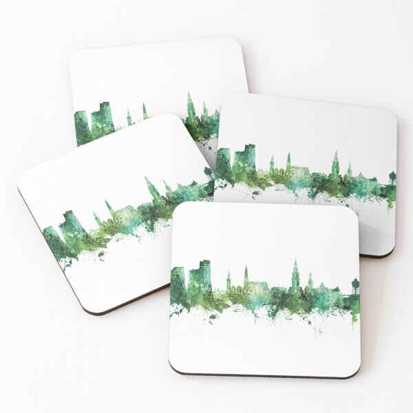 Item preview, Groningen The Netherlands Skyline designed and sold by ArtPrints.