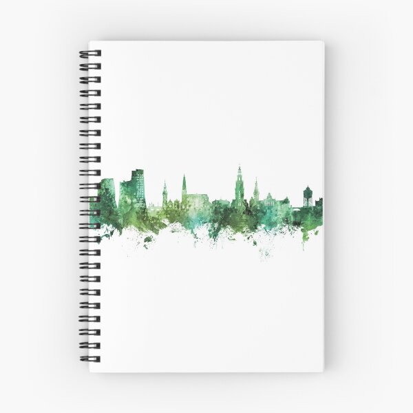 Item preview, Groningen The Netherlands Skyline designed and sold by ArtPrints.