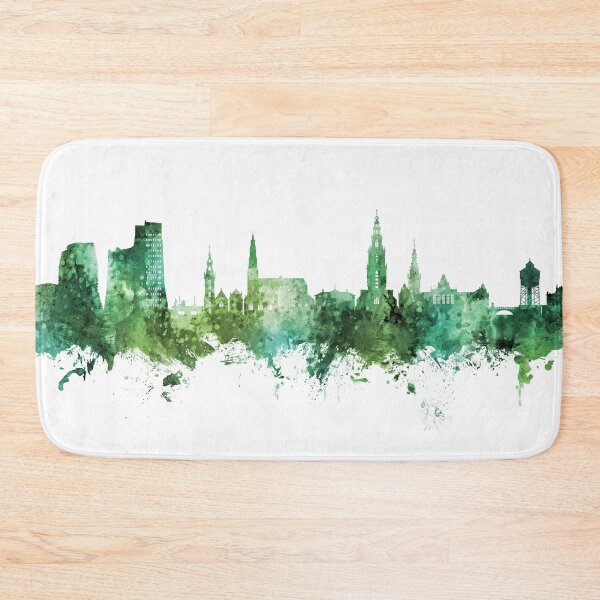Item preview, Groningen The Netherlands Skyline designed and sold by ArtPrints.