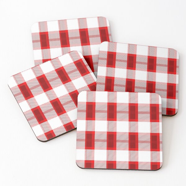 Item preview, Red and White Plaid Christmas Pattern designed and sold by Full Moon.