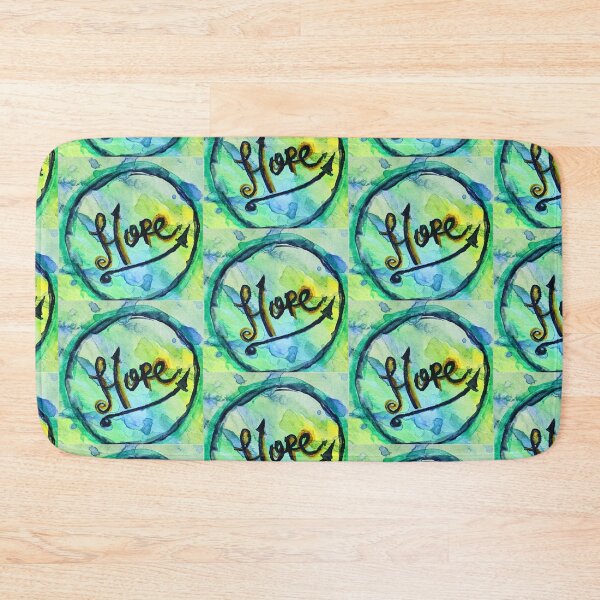 Item preview, Green Watercolor Hope Design designed and sold by MagicGnome47.