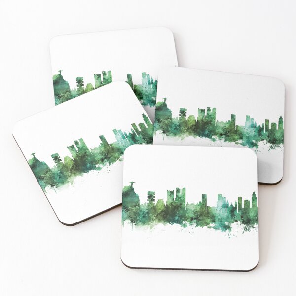 Item preview, Rio de Janeiro Brazil Skyline designed and sold by ArtPrints.