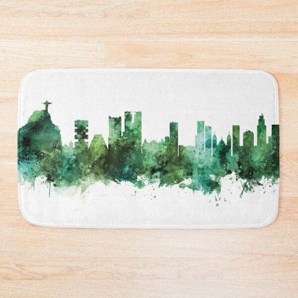 Item preview, Rio de Janeiro Brazil Skyline designed and sold by ArtPrints.