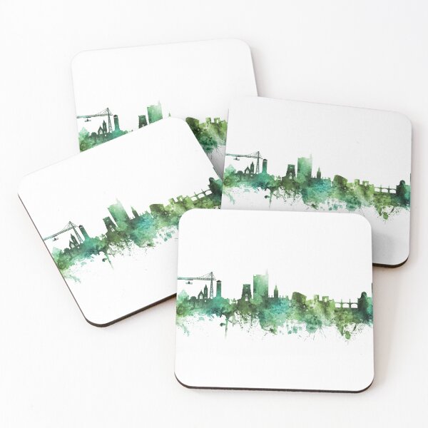 Item preview, Newport Wales Skyline designed and sold by ArtPrints.