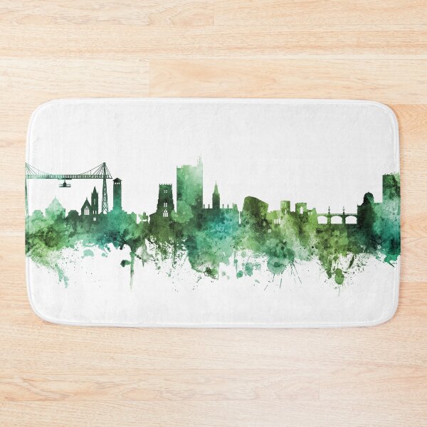 Item preview, Newport Wales Skyline designed and sold by ArtPrints.