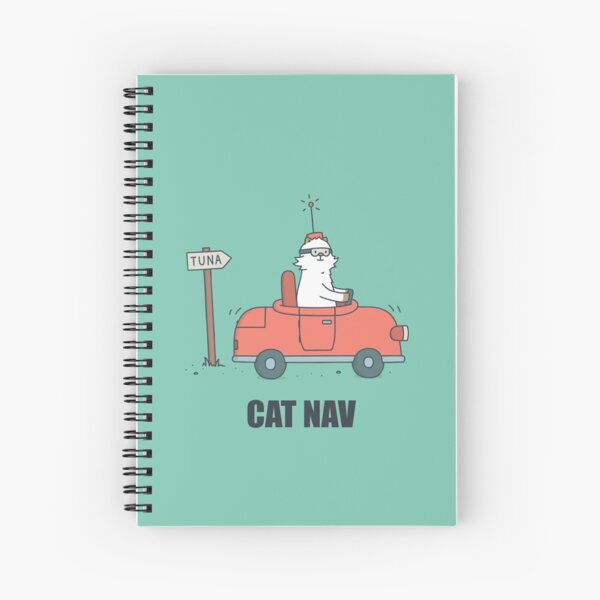 Cat Nav Spiral Notebook