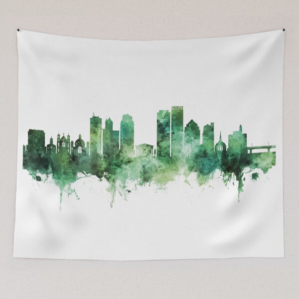 Item preview, Dayton Ohio Skyline designed and sold by ArtPrints.