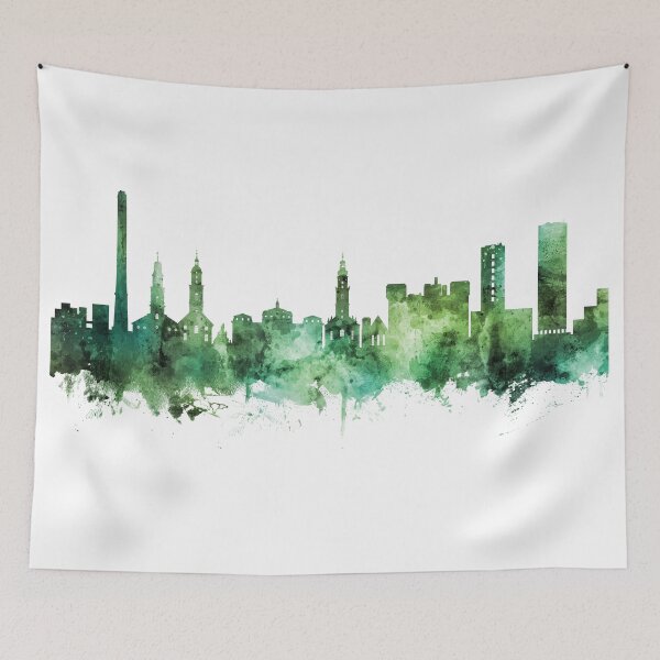 Item preview, Erlangen Germany Skyline designed and sold by ArtPrints.