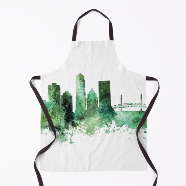 Aperçu de l'œuvre Jacksonville Florida Skyline créée et vendue par ArtPrints.