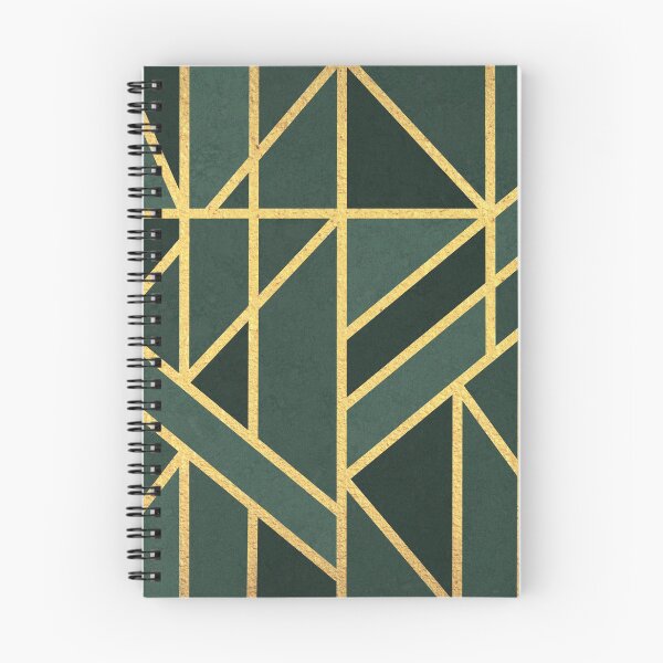 Item preview, green textured geometric shapes designed and sold by Pattern Girl.