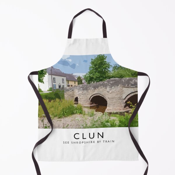 Item preview, Clun (Railway Poster) designed and sold by andrewroland.