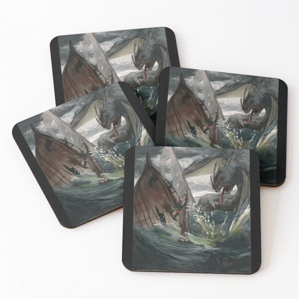 Item preview, Giant sea monster - shipwreck in the middle of the sea designed and sold by Alex-Kuhn.