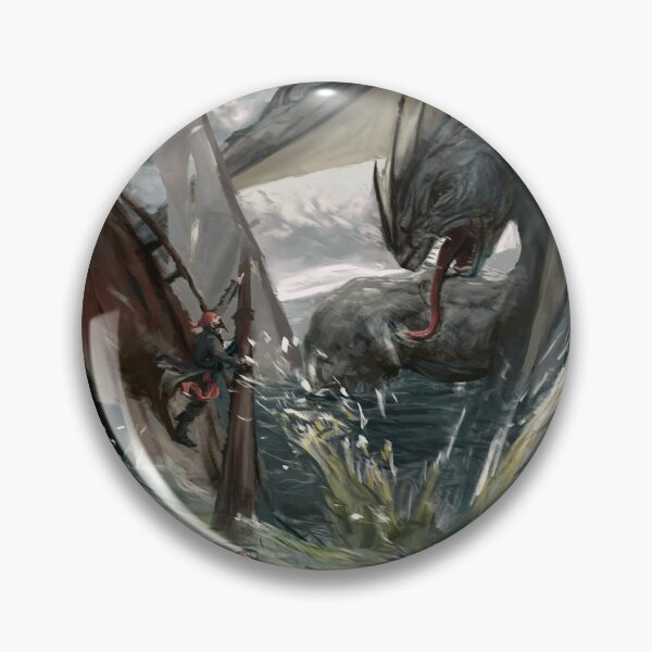 Item preview, Giant sea monster - shipwreck in the middle of the sea designed and sold by Alex-Kuhn.