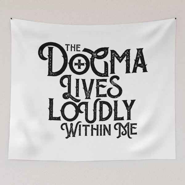 Item preview, Let Dogma Live Loud! (Black) designed and sold by domusfidei.