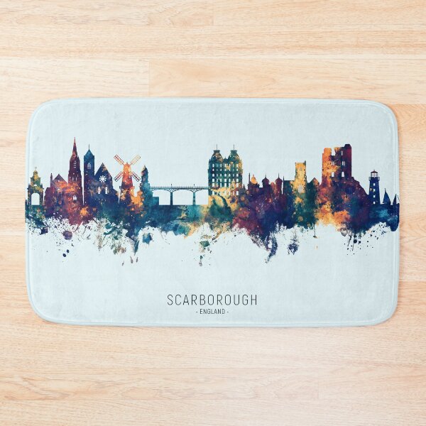 Item preview, Scarborough England Skyline designed and sold by ArtPrints.