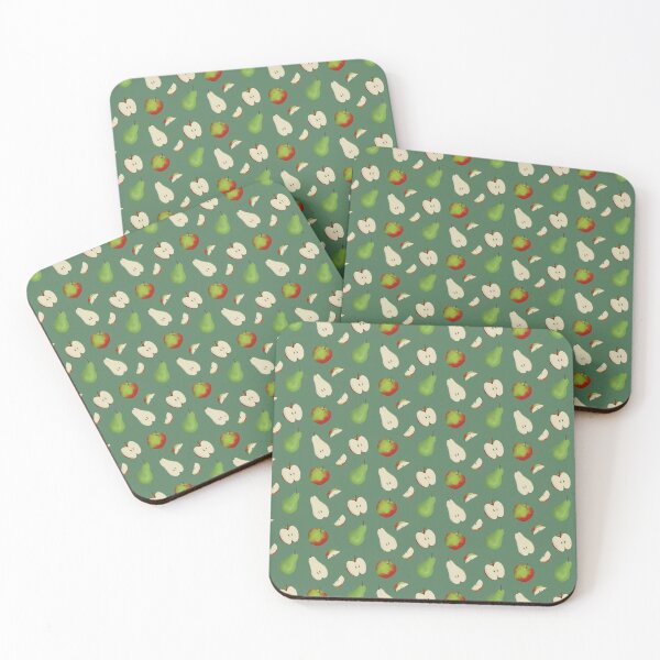 Item preview, Apples and Pears Green designed and sold by Annelizard.